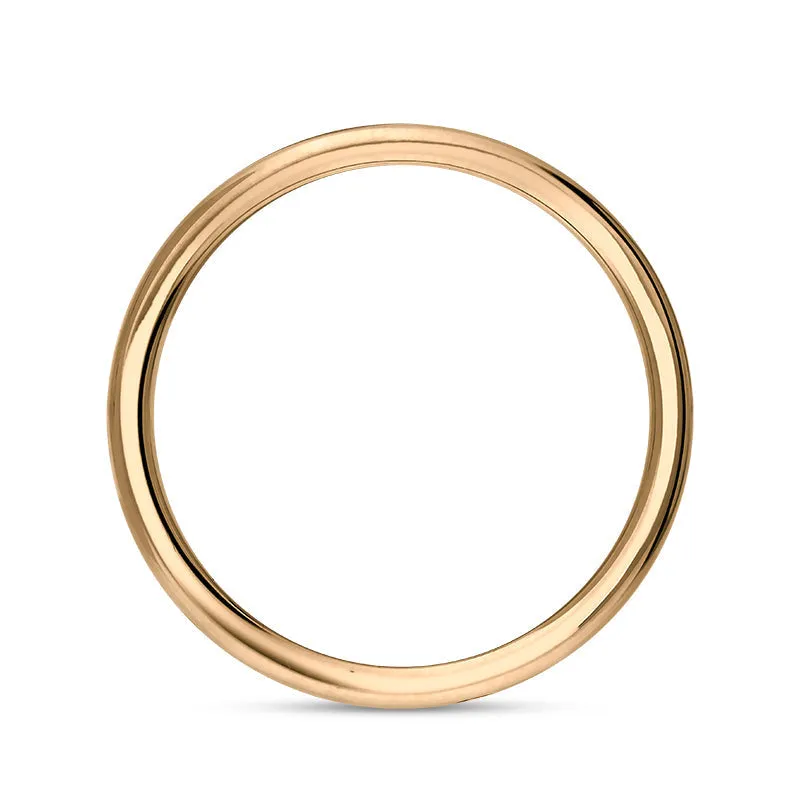 18ct Rose Gold Turquoise 0.08ct Diamond Queen's Jubilee Hallmark 5mm Ring D