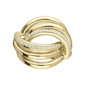 18ct Yellow Gold 0.17ct Diamond Dress Ring D