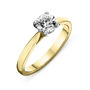 18ct Yellow Gold 1.21ct Diamond Brilliant Cut Solitaire Ring
