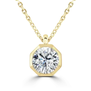 18ct Yellow Gold 2ct Lab Grown Diamond Necklace