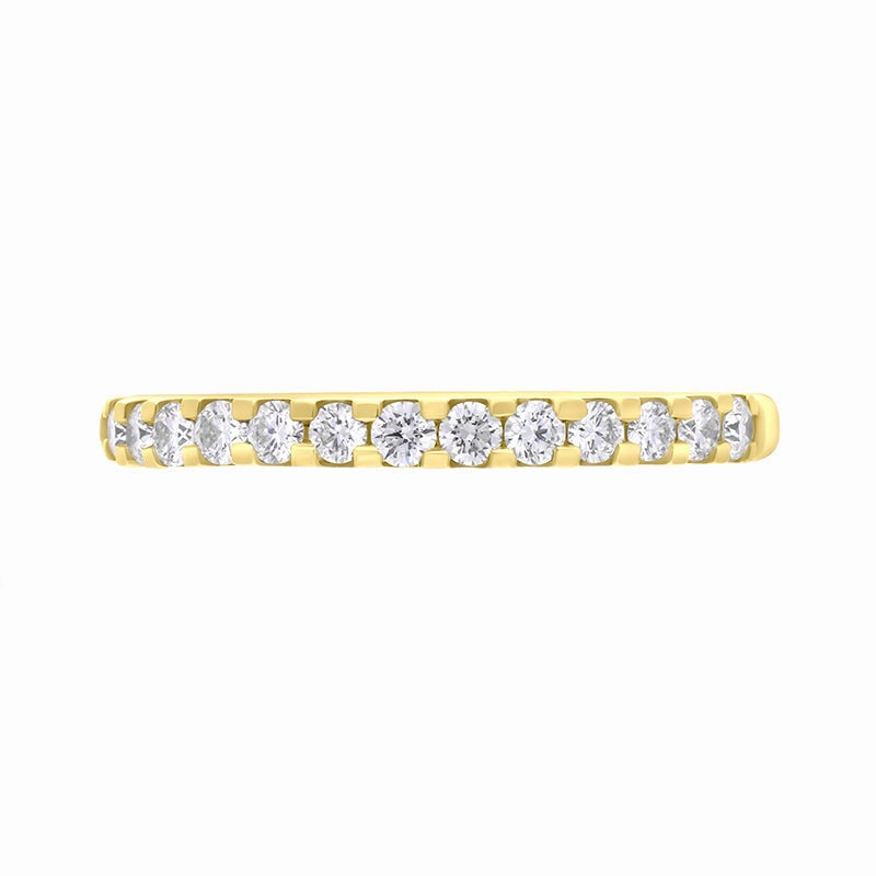 18ct Yellow Gold Diamond Half Eternity Ring