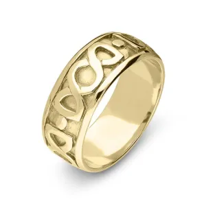 9ct Yellow Gold Fancy Celtic Wedding Ring