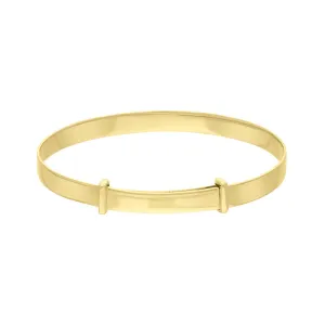 9ct Yellow Gold Medium Baby Bangle D