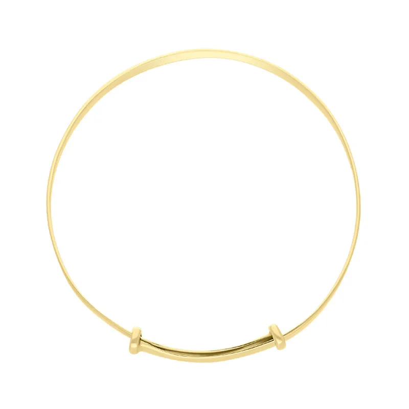 9ct Yellow Gold Medium Baby Bangle D
