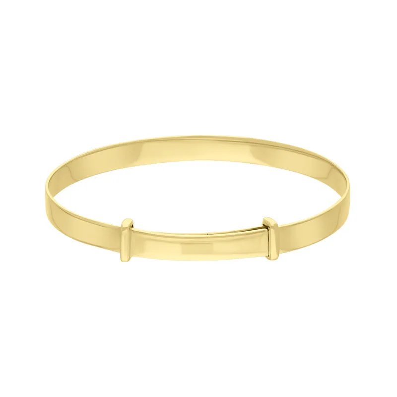 9ct Yellow Gold Medium Baby Bangle D