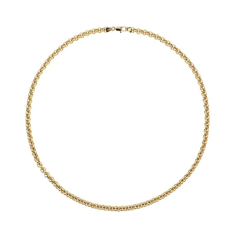 9ct Yellow Gold Rolo Chain Necklace
