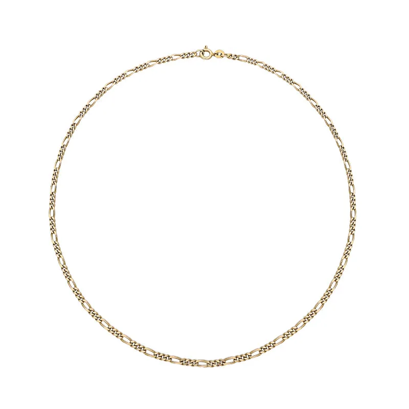 9ct Yellow Gold Spiga Link Chain Necklace
