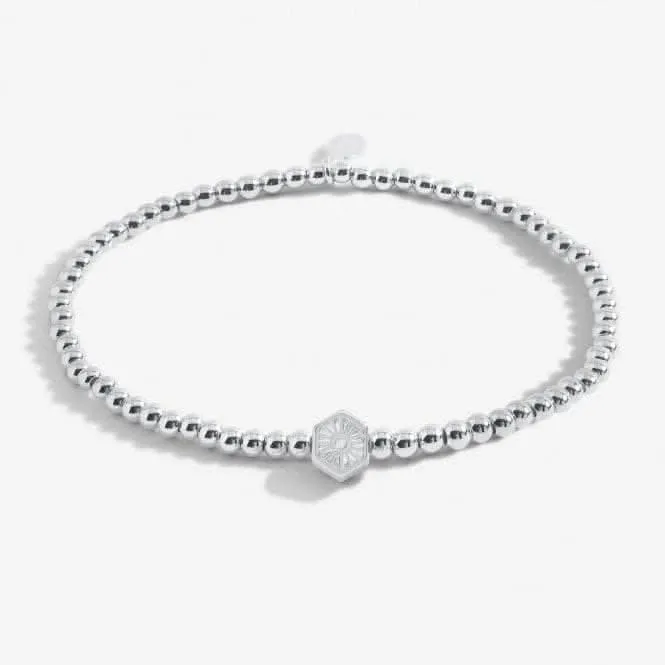 A Beautiful Day Starts A Beautiful Mindset Silver Plated Bracelet 6781