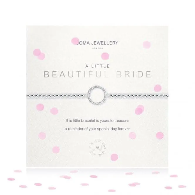 A Little Beautiful Bride Silver 17.5cm Stretch Bracelet 3484