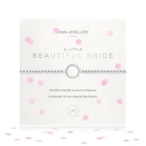 A Little Beautiful Bride Silver 17.5cm Stretch Bracelet 3484