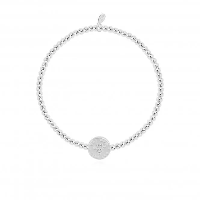A Little Cat Mum Silver 17.5cm Stretch Bracelet 4304