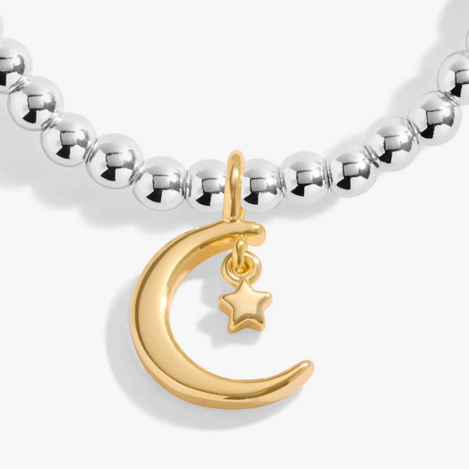 A Little Eid Mubarak Silver & Gold Plated Bracelet 8142