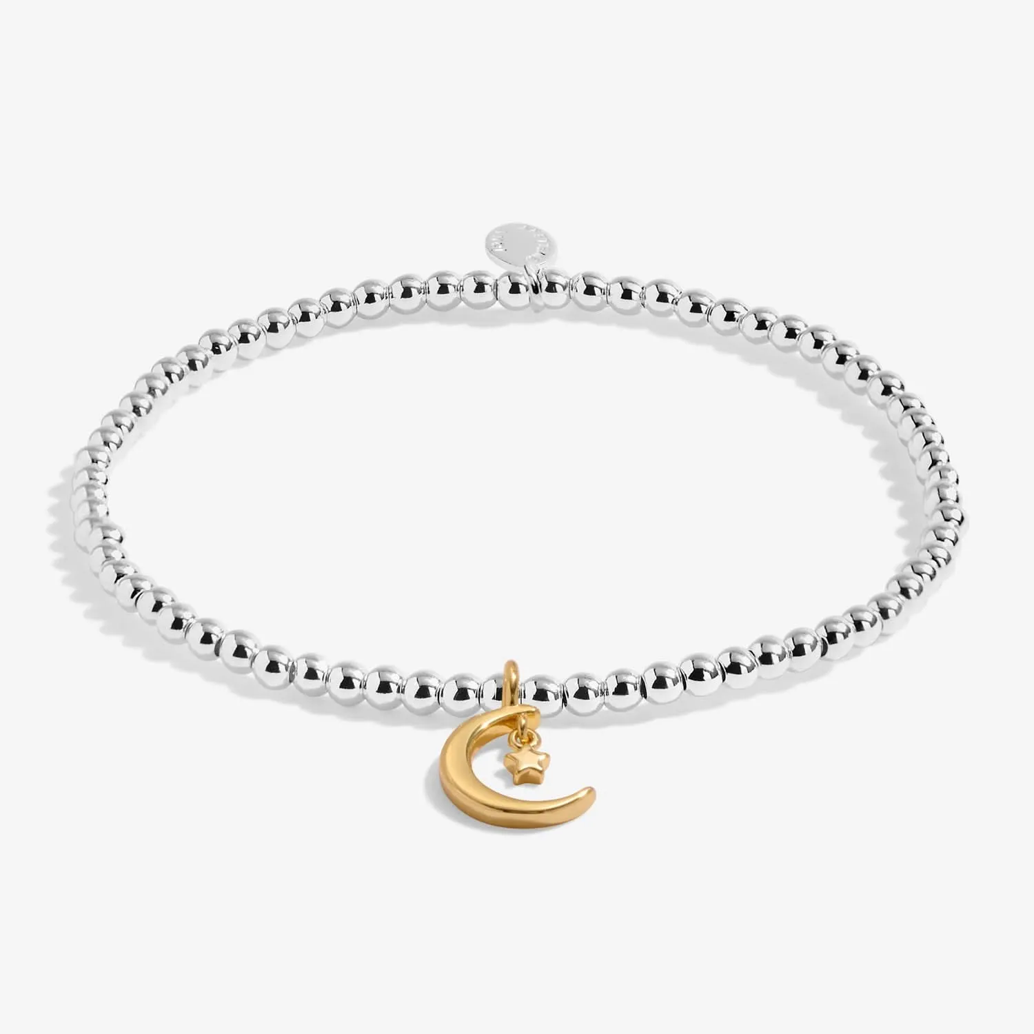 A Little Eid Mubarak Silver & Gold Plated Bracelet 8142