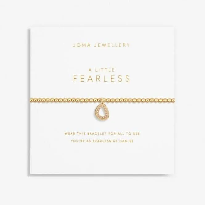 A Little Fearless Gold Plated 17.5cm Stretch Bracelet 6983