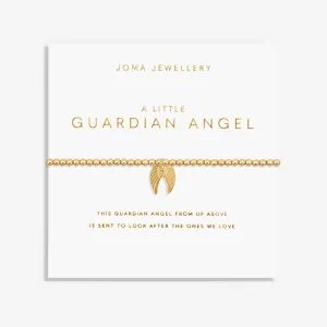 A Little Guardian Angel Gold Plated Bracelet 7591