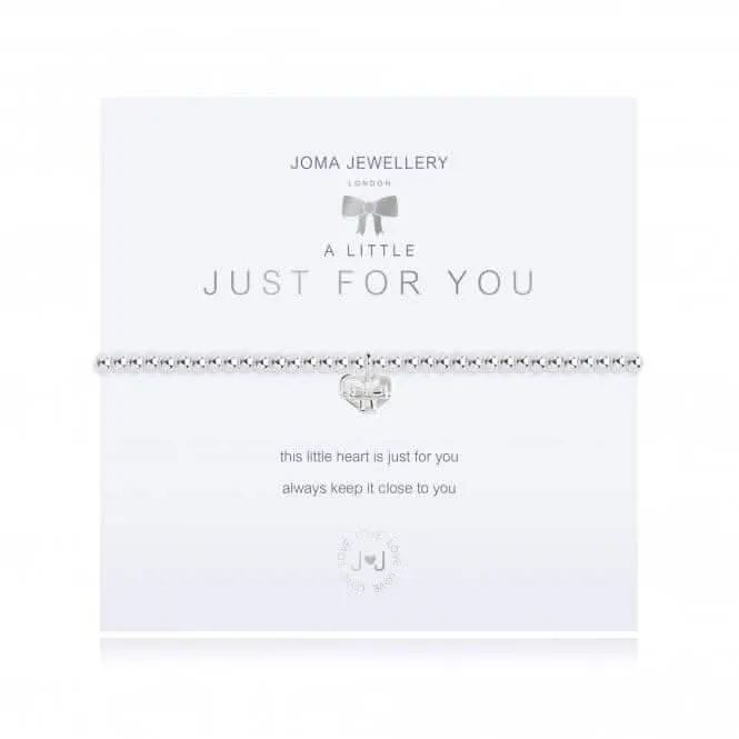 A Little Just For You Silver 17.5cm Stretch Bracelet 3209