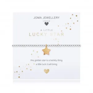 A Little Lucky Star Silver 15.5cm Stretch Bracelet C485