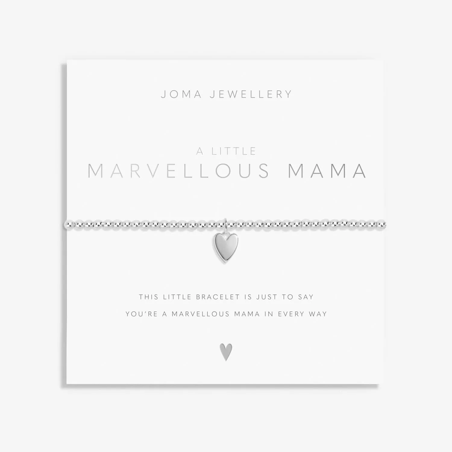 A Little Marvellous Mama Silver Plated Bracelet 8161