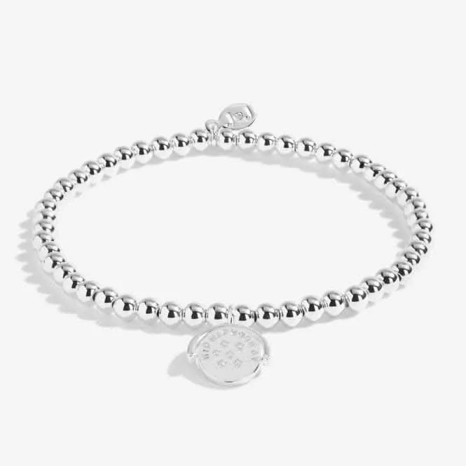 A Littles Hip Hip Hooray It's Your Birthday Silver 17.5cm Stretch Bracelet 5241
