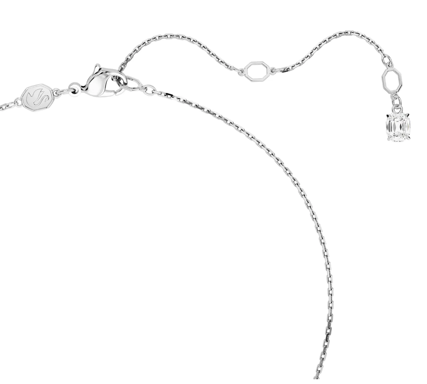 Alice in Wonderland Playing Cards Silver Necklace