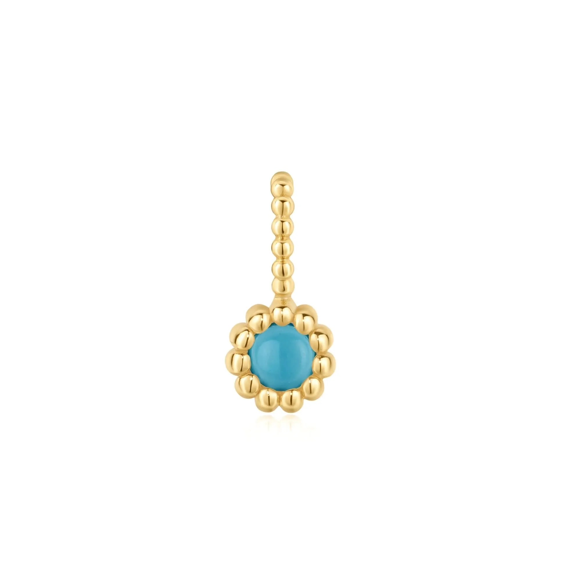 Ania Haie Gold Malachite Turquoise Charm NC060-10G
