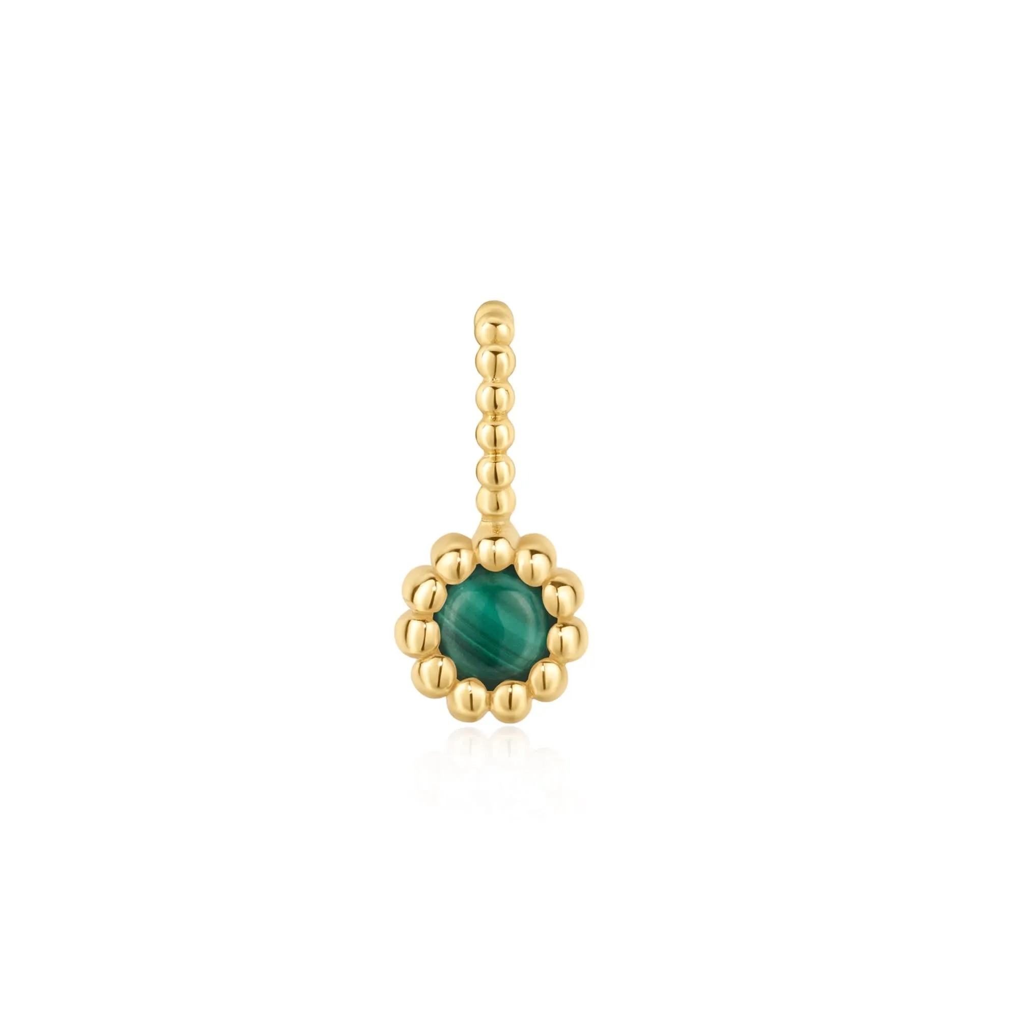 Ania Haie Gold Malachite Turquoise Charm NC060-10G