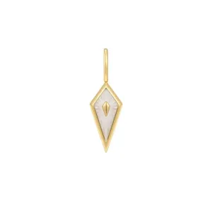 Ania Haie Gold Mother Of Pearl Kite Charm NC048-25G