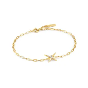 Ania Haie Gold Spike Chain Bracelet B053-01G
