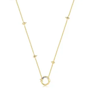 Ania Haie Gold Star Chain Charm Connector Necklace N052-04G