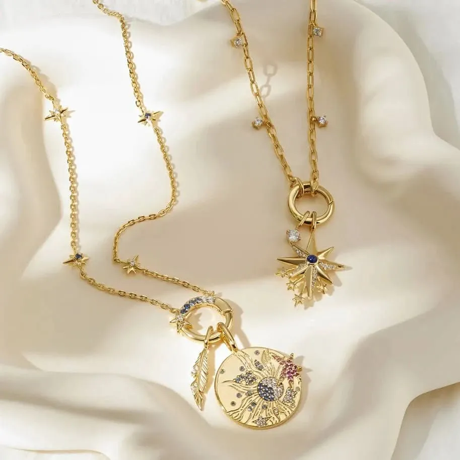 Ania Haie Gold Star Chain Charm Connector Necklace N052-04G