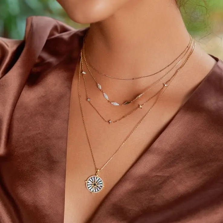 Ania Haie Gold Stars Station Necklace N061-04G