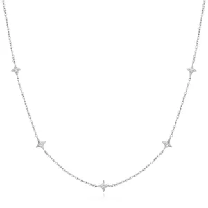 Ania Haie Silver Stars Station Necklace N061-04H
