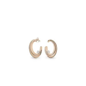 Annamaria Cammilli 18ct Natural Beige Gold 0.2ct Diamond Dune Series Earrings