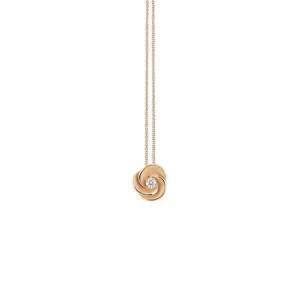 Annamaria Cammilli 18ct Orange Apricot Gold & Diamond Desert Rose Series Necklace