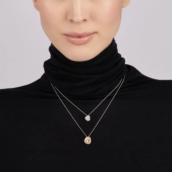 Annamaria Cammilli 18ct Orange Apricot Gold & Diamond Desert Rose Series Necklace