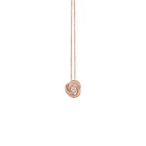 Annamaria Cammilli 18ct Pink Champagne Gold & Diamond Desert Rose Series Necklace