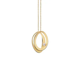 Annamaria Cammilli 18ct Yellow Sunrise Gold & Diamond Dune Series Necklace