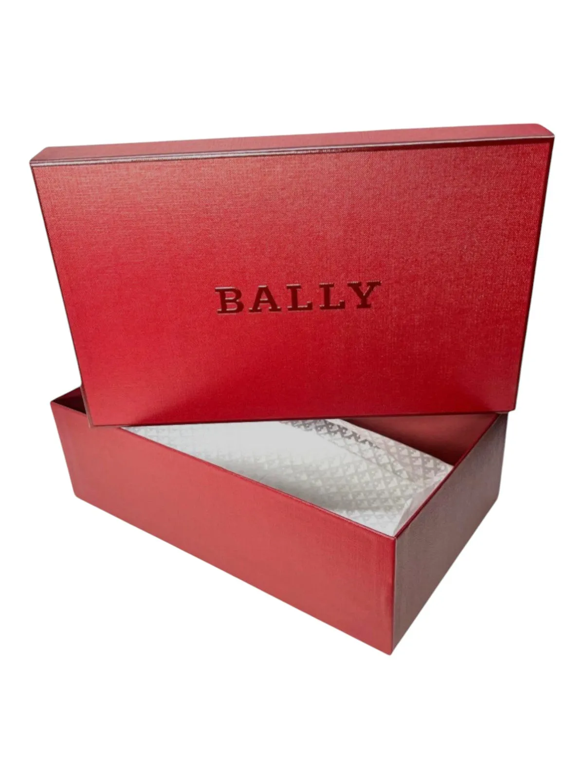 Bally Wildy 6237778 Men's White/Red Calf Plain Leather Sneakers