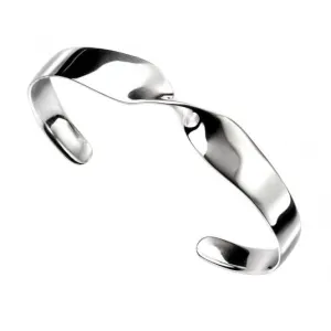 Beginnings Sterling Silver B4942 Single Twist Large Bangle