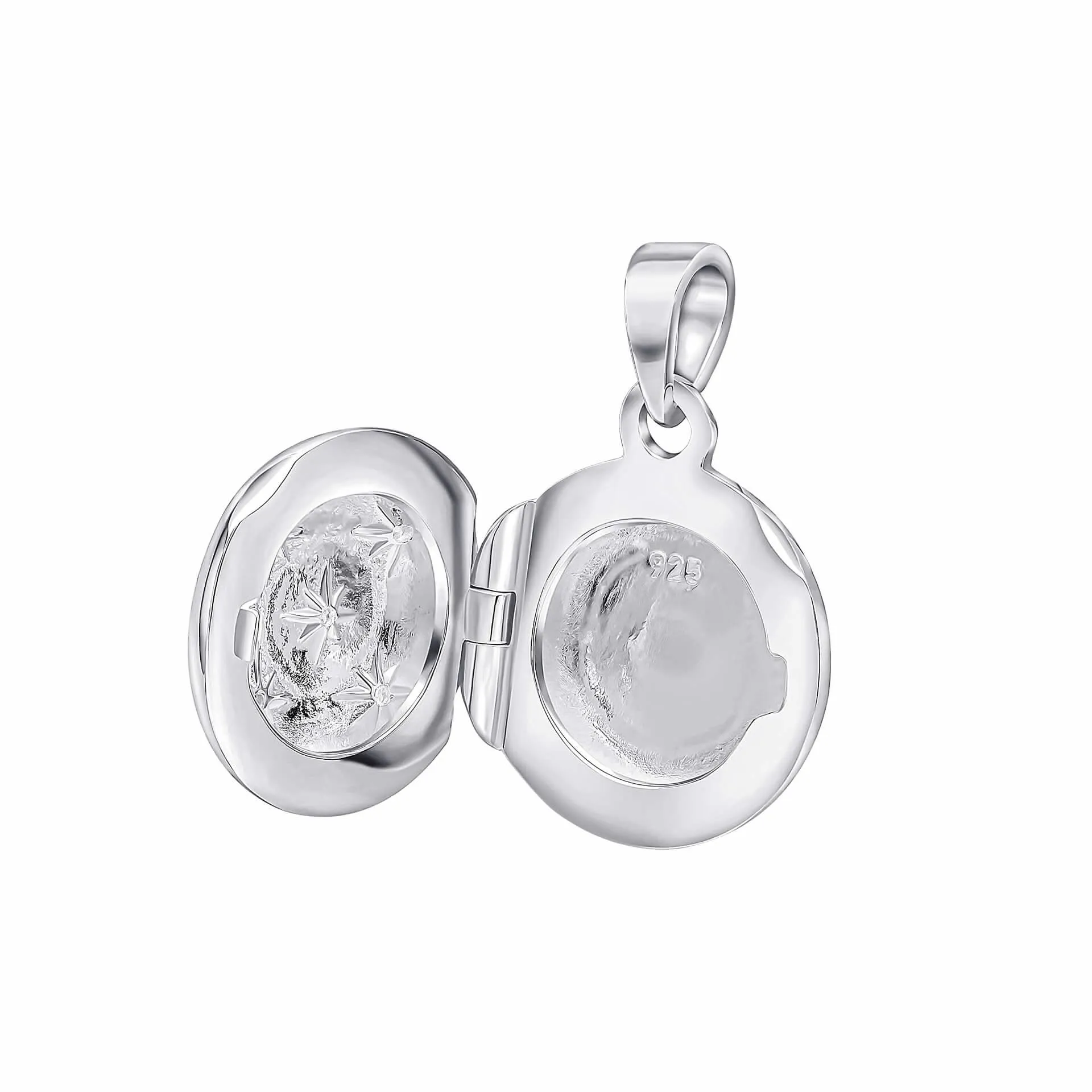 Beginnings Sterling Silver Cubic Zirconia White Pendant P5440C