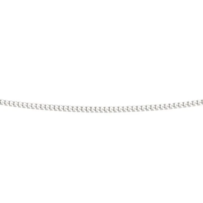 Beginnings Sterling Silver Diamond Cut Curb Chain 83cm Chain N4194