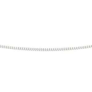 Beginnings Sterling Silver Diamond Cut Curb Chain 83cm Chain N4194