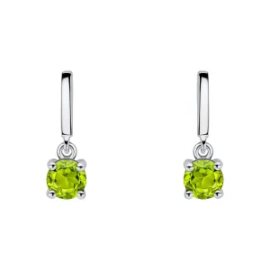 Beginnings Sterling Silver Peridot Green Earrings E6486G