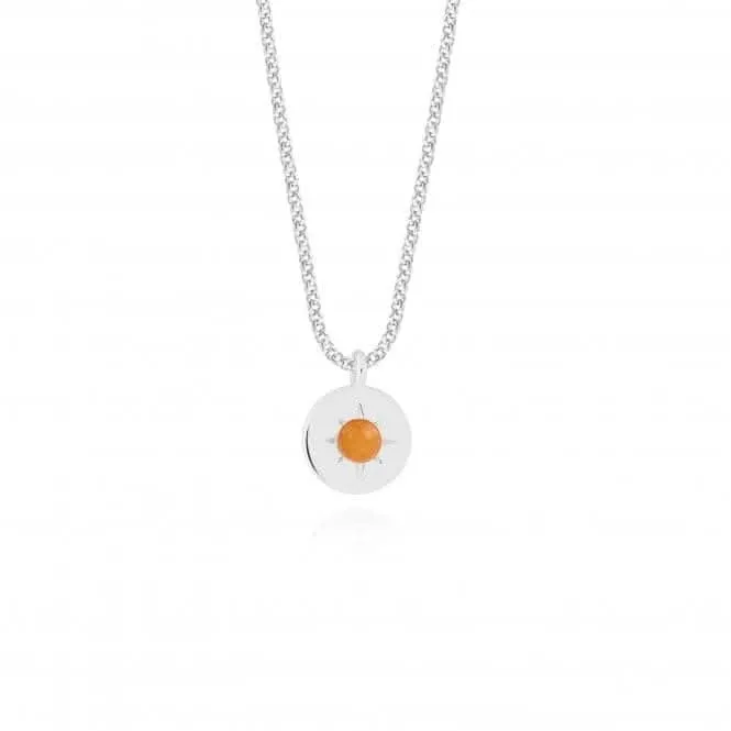 Birthstone a little July Sunstone Necklace 4660