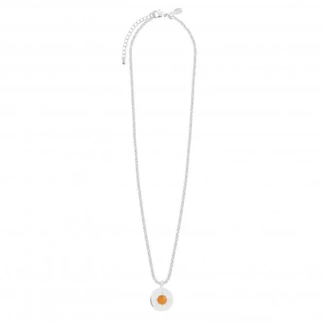 Birthstone a little July Sunstone Necklace 4660