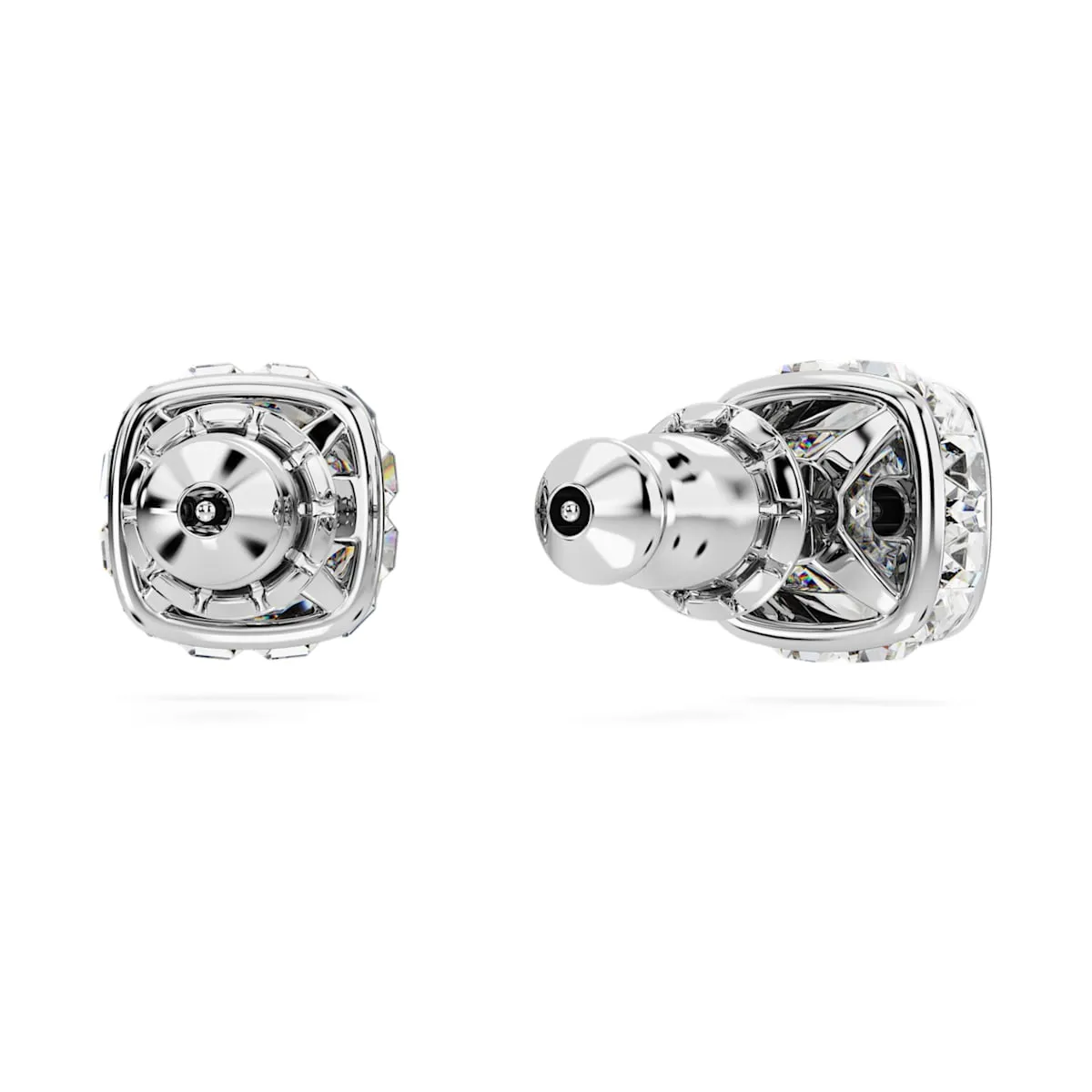 Birthstone April White Square - Necklace & Earrings