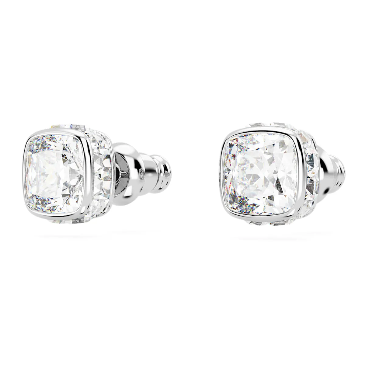 Birthstone April White Square - Necklace & Earrings