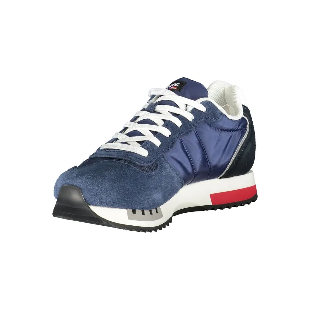 Blauer Polyester Men Men's Sneaker