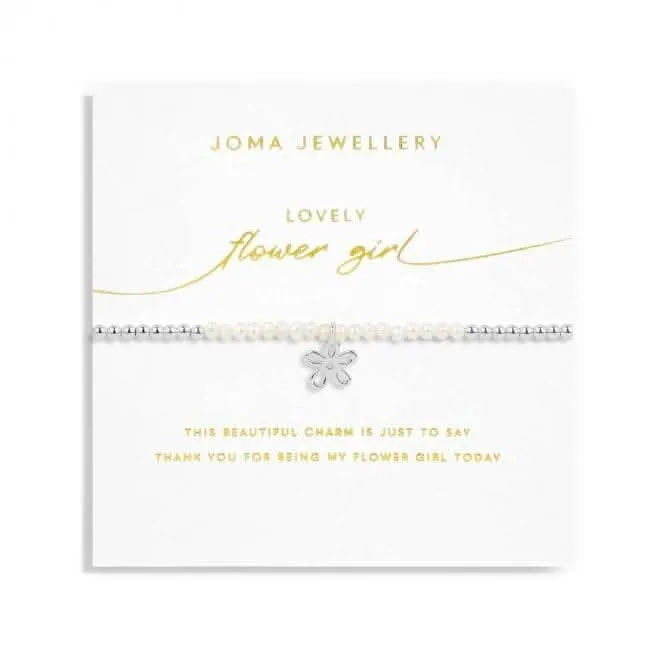 Bridal Pearl Bracelet 'Lovely Flower Girl' C562