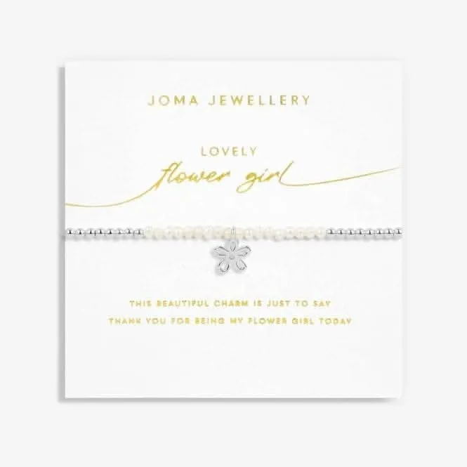 Bridal Pearl Bracelet 'Lovely Flower Girl' C562